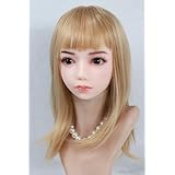 フィギュア ヘッド単体 高級TPE ヘッド 頭のみ ウィッグタイプ 2種類の接続方式 ウィッグタイプ #203-ブロンドのショートヘア（スタンドを含まない）