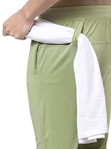 Image of UZARUS Men's Stretchable Joggers Track Pants for Gym, Yoga, Workout and Casual Wear with Towel Holder Loop