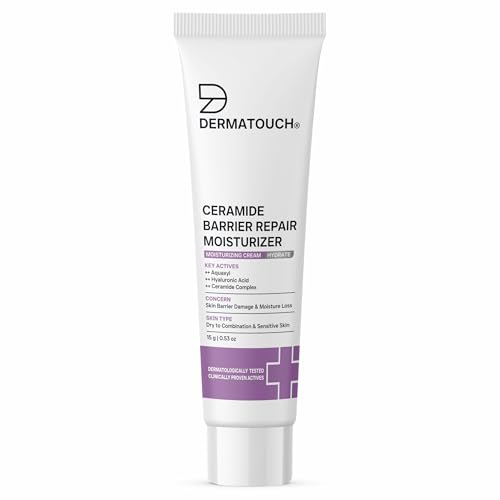 Image of DERMATOUCH Ceramide Barrier Repair Moisturizer | Deep Hydration & Barrier Support | Helps Reduce Moisture Loss | 15g