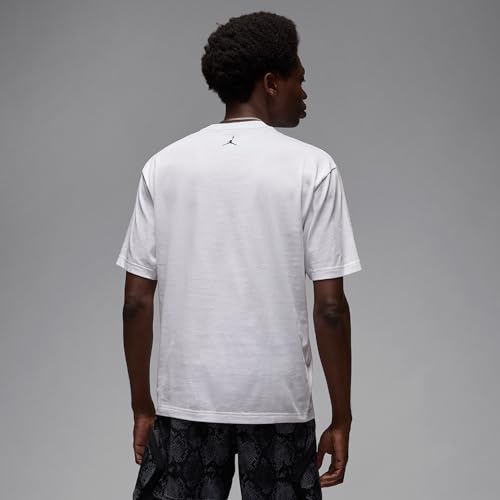 Jordan Sport 85 Men's Dri-FIT Graphic T-Shirt (HJ2395-100, White/Black)2