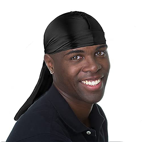 Image of Premium Durag Pack for Men, Silky Doo Rag Cap for 360 540 720 Waves