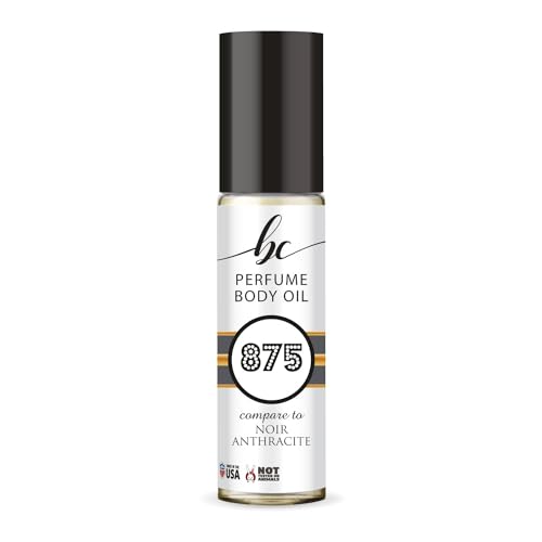 BIOCURA BC Perfume 875 Inspired by Noir Anthraci̇te For Men Fragrance Body Oil Roll-On 0.3 Fl Oz/10ml
