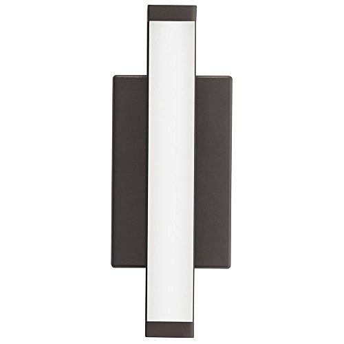Lithonia Lighting Contemporary Square 1 Foot Bronze 3K LED Decorative Wall Light, Sconce