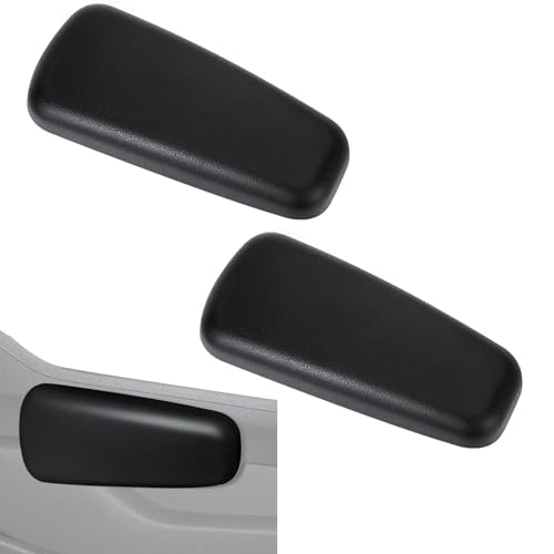 RICISUNG 車 肘掛け 車用肘置き 2個セット 車用アームレスト クッション 肘サポート 車用 膝クッション 汎用 人間工学デザイン 疲労軽減