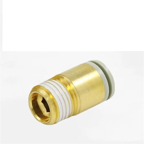 Conector macho KQ2S hexagonal: solucione fugas de aire en espacios estrechos (10 ud)