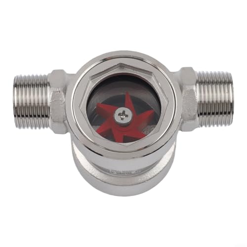 Indicateur de débit d'eau en acier inoxydable 304 robuste DN20 1,6 MPa