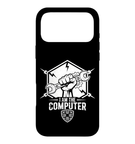 AM THE COMPUTER Tech ���J�j�b�N�h���C�o�[ �� �K�C �X�}�z�P�[�X iPhone 17 Pro Max �p