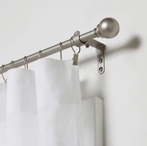 Spring Window Fashions 220-5510-58 Rod Set, 28-48-Inch, Ball, Satin Nickel #TOP2