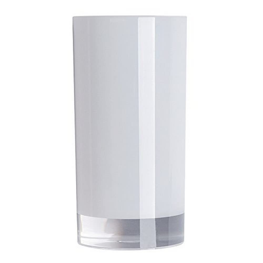 Excelsa Toothbrush Tumbler, White, 6.3 x 13 cm