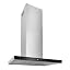 Stainless Steel with Black Glass