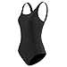 haozaikeji Women One-Piece Swimsuit Athletic Training Swimwear Tummy Control Swimming Costume Color Block Bathing Suits