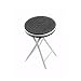 Produktbild balvi Hocker Cookie Farbe Schwarz/Weiß Hilfssitz Zusammenklappbar In Keksform Höhe 50 cm Metall