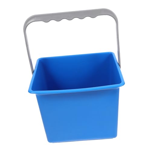 Alipis Secchio con Manico per Rifiuti Auto e Lavaggio Vetri, Contenitore Plastica Resistente con Scala Graduata, Secchio per Pulizia Veicoli e Raccolta Rifiuti, per Uso Domestico e Auto