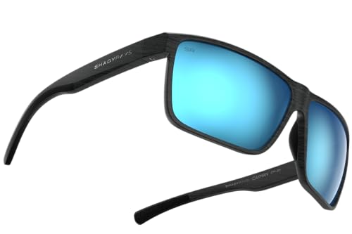 Shady Rays Cayman - Ocean Driftwood/Blue Glacier Mirror Lens Standard Fit