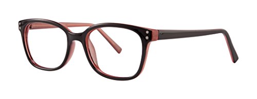 Advice Women's Eyeglasses - Modern Collection Frames - Black/Mauve 53-18-135
