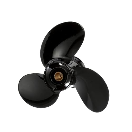 Image of Quicksilver Black Diamond 3-Blade Aluminum Propeller for Mercury and MerCruiser Engines
