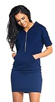 Lemoniade Damen Sommerkleid in angesagtem Design Made in EU, Modell 6 Navy, M (38)