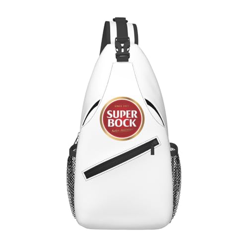 HFDGFJKKL Mochila Super Bock Desde 1927 Hombres Sling Crossbody Viaje Senderismo Mochila de Hombro Regalos de Halloween y Navidad