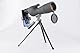 Spektiv mit Stativ 25-75X60 BAK4 Prisma FMC Optik Monokular Teleskop Abgewinkeltes Okular Weites Sichtfeld Spektiv mit Stativ Handy Adapter für Sportschützen Vogelbeobachtung Wildlife Scenery