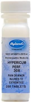 Hyland's Hypericum Perfoliatum (St. John's Wort) 30X Tabs, 250 ct
