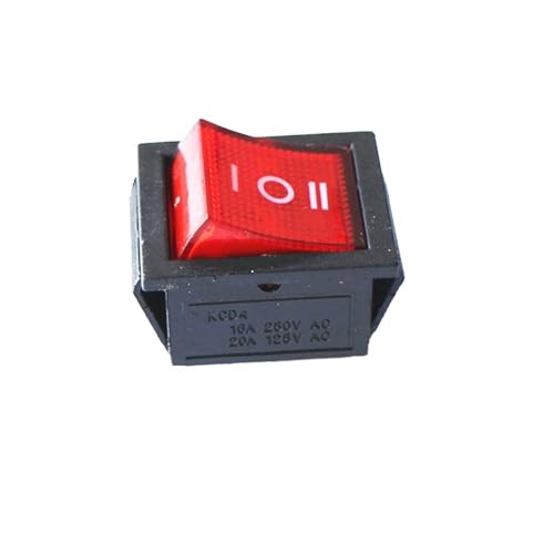 Interrupteur à bascule KCD4-6PN ON-OFF-ON 6 broches 16A pour circuit électrique