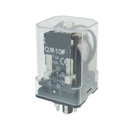 Relais de bobine JQX-10F-2Z DC 12V 8 broches pour circuits électriques