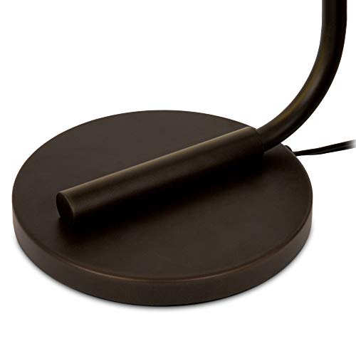 Cadmus 57" Tall Floor Lamp With Metal Shade In Blackened Bronze/Copper/Copper #TOP1