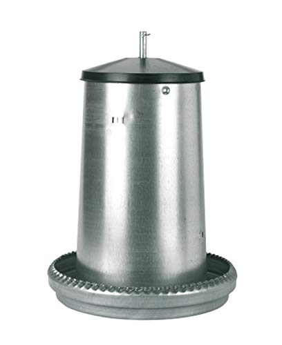 Mangeoire Automatique galvanisée pour Poules et dindes 40 kg