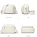 Imagen de GUDIDBAG Bolsos bandolera Mujer Cuero PU Bolso de Hombro Mujer Bolsos de mano Correa Ancha Ajustable Y ExtraíBle Beige
