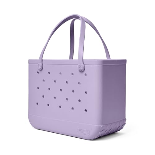 BOGG BAG Original Large Tote 19 x 14 x 9 Durable Washable Tip-proof Beach Pool Boat Work Sports (I Lilac You a Lot)