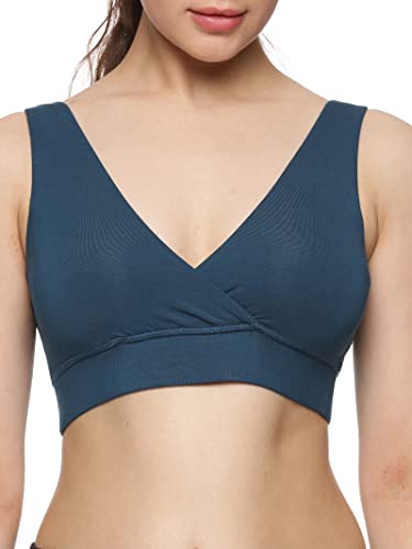 Image of &Circus Maternity Bra | Nursing Bra for Women | Pull Down Feeding Bra | Non Padded Bra for Women Slip On | Tencel Micromodal
