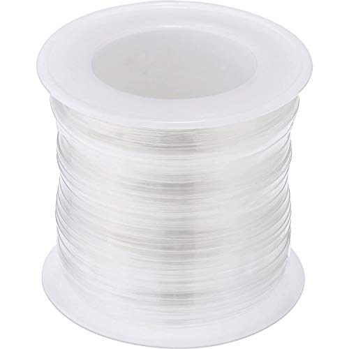 Bbto Clear Elastic Strap Lightweight Elastic Clear Bra Strap For Cloth Sewing Project (38 Yards X 0.12 Inch) #TOP24