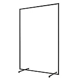  RONNIEART Stender Semplice Fisso Nero Opaco APPENDERIA da 100 cm Gondola Boutique Abbigliamento Design Moderno