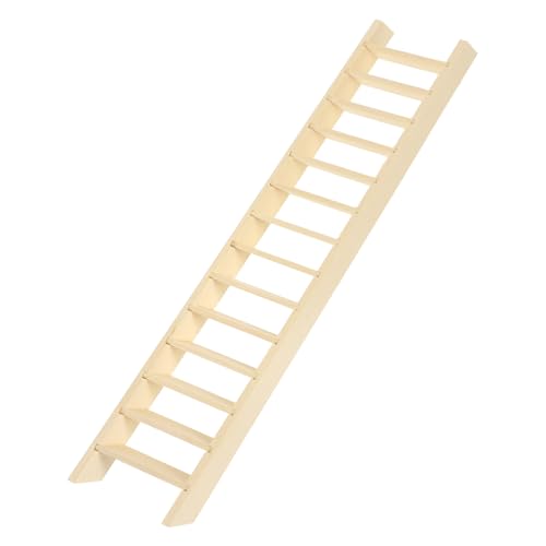VICASKY Échelle en bois pour maison de poupée DIY Mini décoration de paysage Décoration en bois pour mini maisons Meubles miniatures pour aménagement