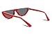 FEISEDY Cat Eye Half Frame Sunglasses Womens Retro Clout Goggles B2282