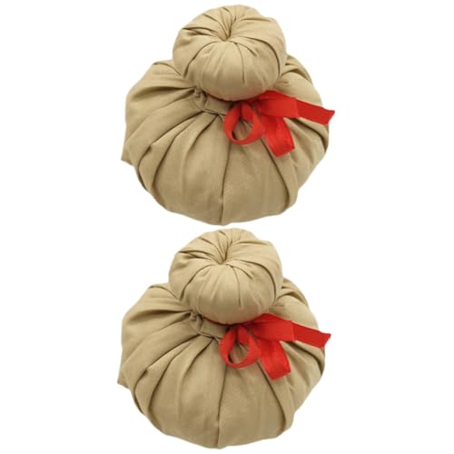 DEARMAMY 2 Piezas Bolas de Masaje de Hierbas Chinas Bolsas de Compresas Herbales Masaje Corporal y Acupresión Uso Casa o Viaje