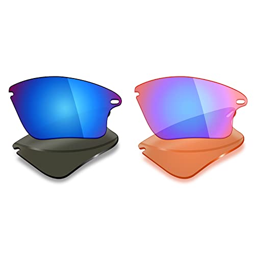 Image of Mryok 2 Pair Polarized Replacement Lenses for Oakley Fast Jacket XL Sunglass - Options