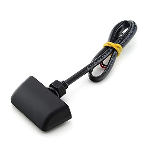 Area1 Premium LED Kennzeichen-Beleuchtung E-geprüft, Motorrad Nummernschild Leuchte, Universal für Motorroller Quad ATV, Kompatibel Mit KSR