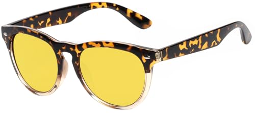 Night Vision Driving Glasses Anti Glare Polarized Night Yellow Driving Sunglasses Men and Women