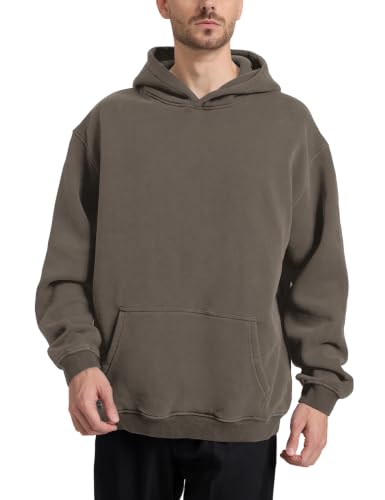 Image of Hatant Oversized Hoodie Sweatshirts for Men Couples Heavyweight Hoodies Pullover Vintage Mens Acid Wash Sweaters Clothes 2026