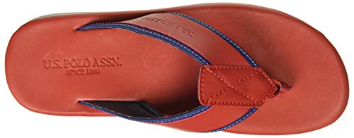 Image of US Polo Association Men AYTON Leather Hawaii Thong Sandals