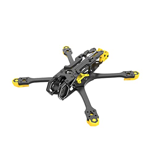 SpeedyBee Master 5 HD FPV Drone Frame per DJI Air Unit O3, 5 pollici Racing Freestyle Quad Kit con struttura anti-shock Multiple Camera Mounfor FPV FC ESC VTX ANTENNA GPS