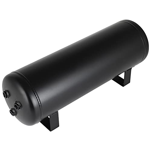 Ineedup 2.5 Gallon (9 Liter) 5 Ports Suspension Air Ride Bag Train Truck Horn Air Tank Car Horn Tank
