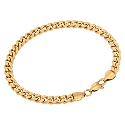 VEXXS 6mm Flat Cuban Link Bracelet Cover