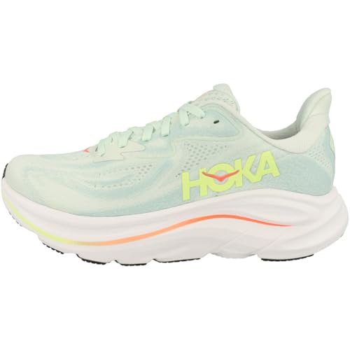 HOKA Damen Laufschuhe Clifton 10 Hellgruen 38