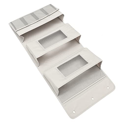 OUNONA Household Over the Door Storage Organizer Multi Function Hanging Storage Pouch for Keys Mail and Items Breathable Space Saving Design for Bedroom