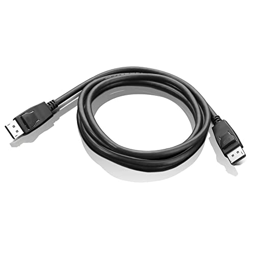 Cable DisplayPort Lenovo 0A36537 negro para conectar monitor a PC de escritorio