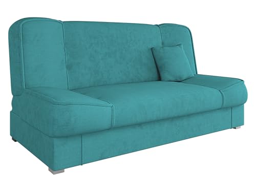 Mirjan24 Gemini Boîte 3 Places avec Fonction Sommeil Lit Canapé tapissé Couleur au Choix Microfibre Orénoque 85 175 x 80 x 80 cm