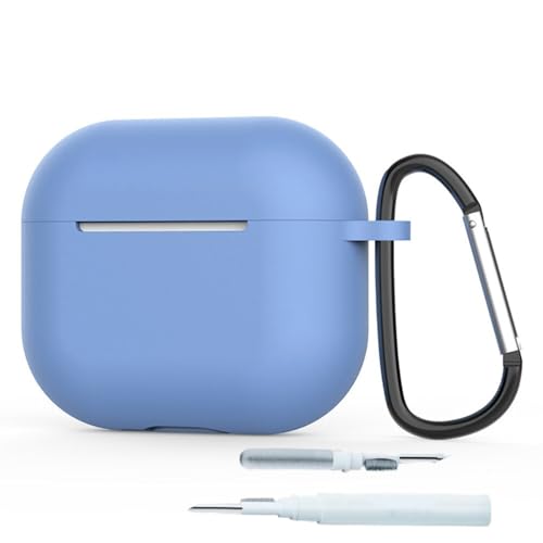 Image of YODI Case Cover for Airpods Pro|Pro 2|Airpods Pro 3|Airpods 4 Pouch, Silicone Cases with Cleaner Kit 360 Drop Protection,Shock-Resistant ((SILI-Lavender), Airpods Pro 3 (2025))