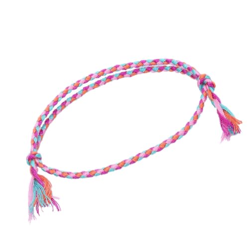 BEALIFE trenzada de punto, joyería estética ajustable, cordón de punto, pulseras bohemias de ganchillo, regalo, accesorios para chicas adolescentes, tipo 27